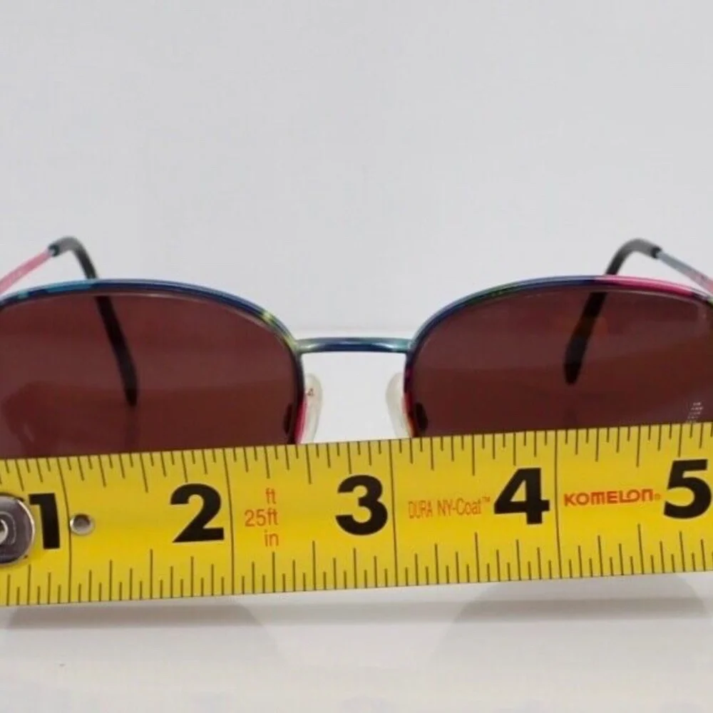 Charmant 4223 Rainbow Wire Frame Brown Tint Eye Glasses FRAMES ONLY 56-18 140mm
